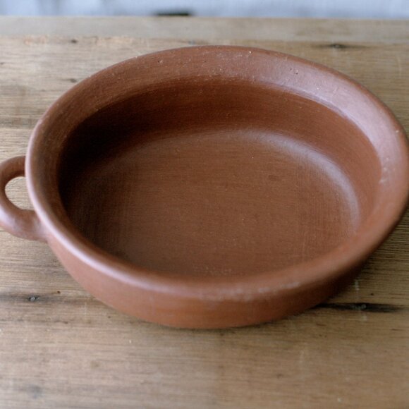 Vintage Traditional Oaxacan Red Clay Pottery Oval Serving Dish/Folk Art - Picture 3 of 5